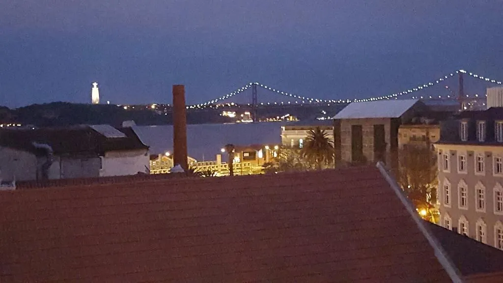 A Terrace On A Topfloor With A View Lisbon